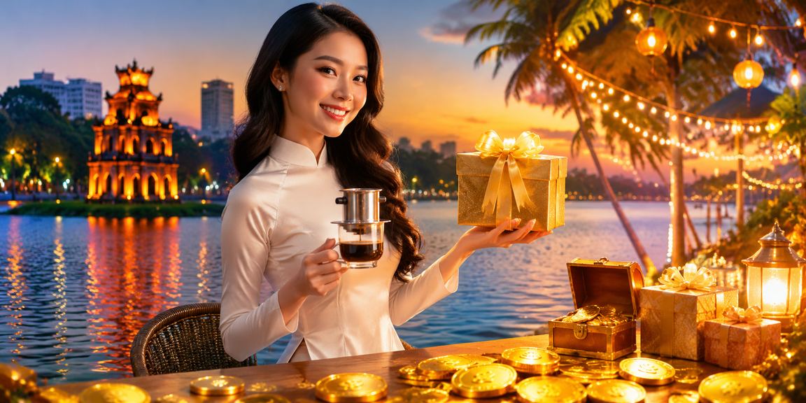 Người dùng Hà Nội xem xét kèo cá cược trong quán cà phê buổi tối