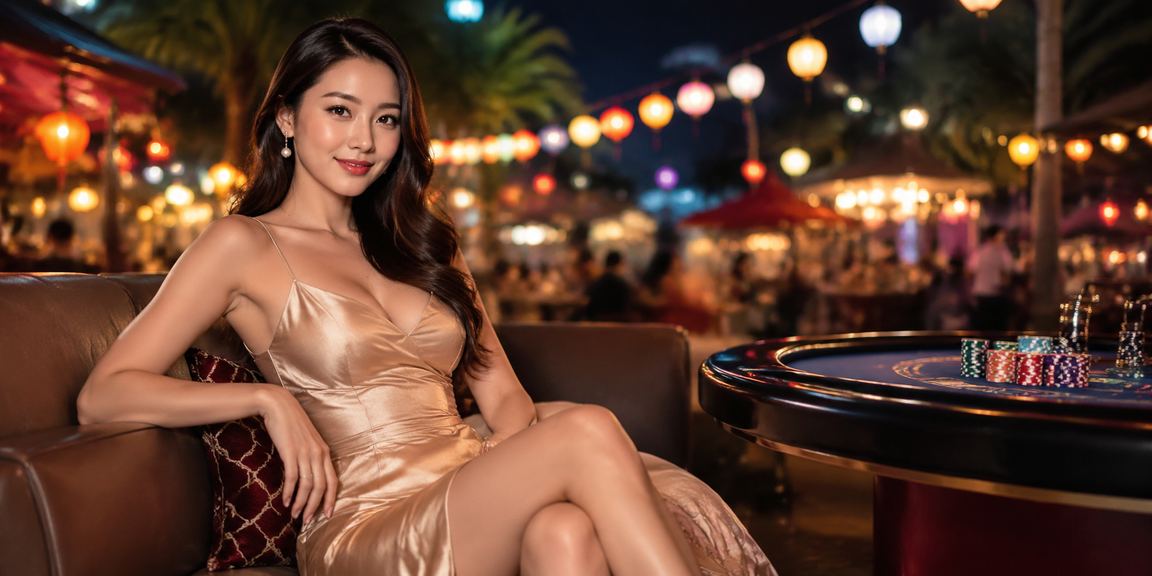 Không gian casino và giải trí về đêm tại Phú Quốc với người dùng trải nghiệm trực tuyến